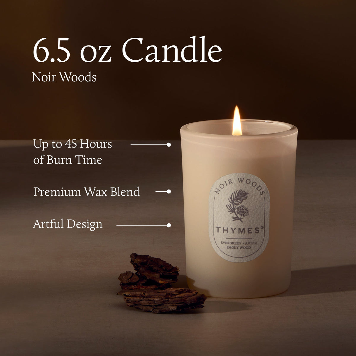 Noir Woods 6.5 oz Poured Candle