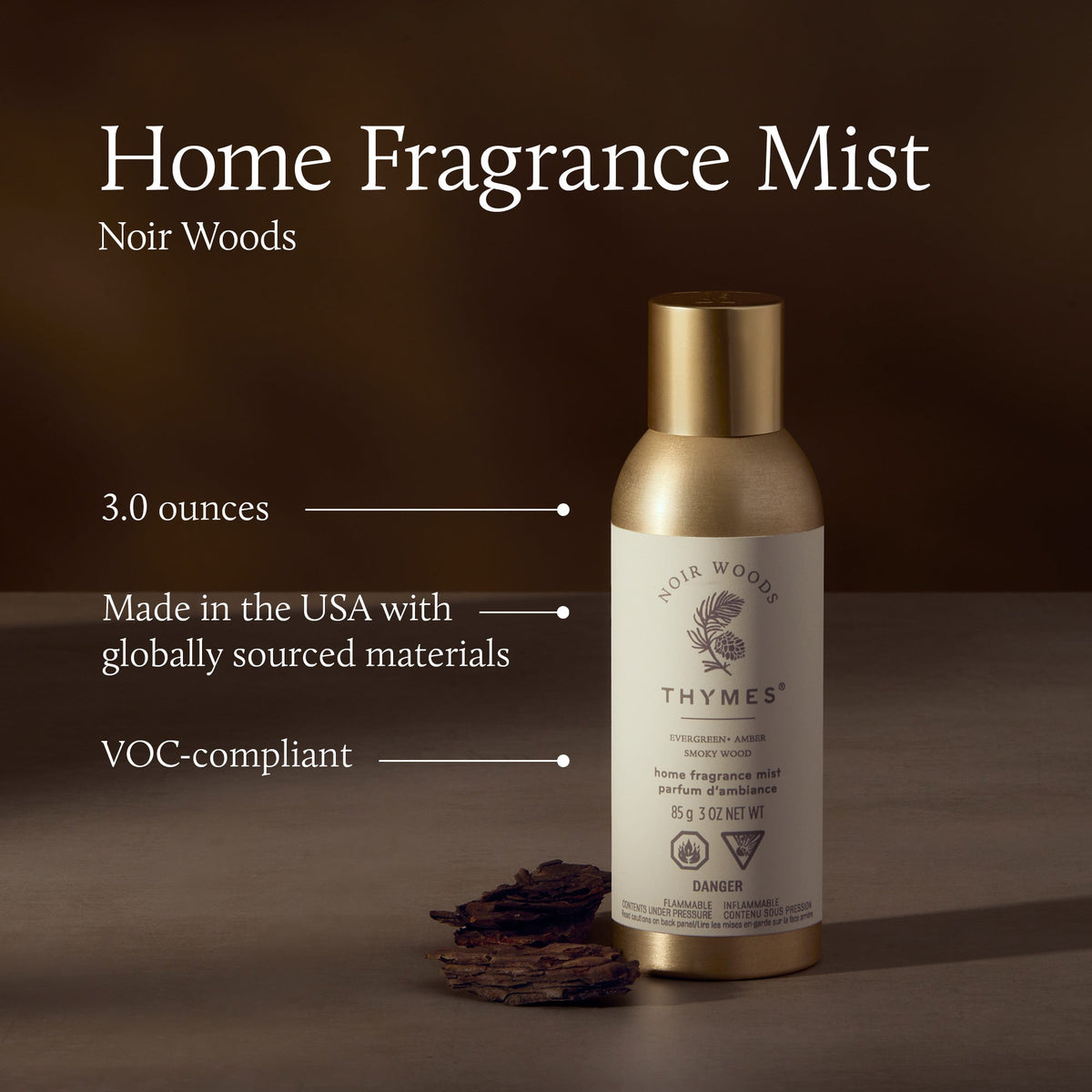 Noir Woods Home Fragrance Mist