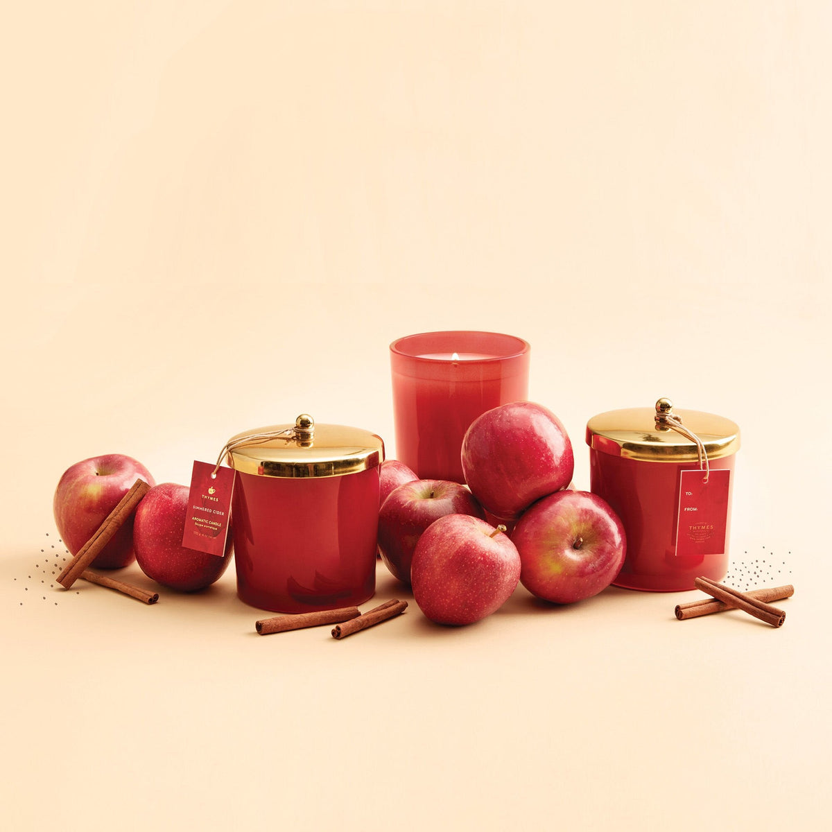 Simmered Cider Harvest Red Poured Candle